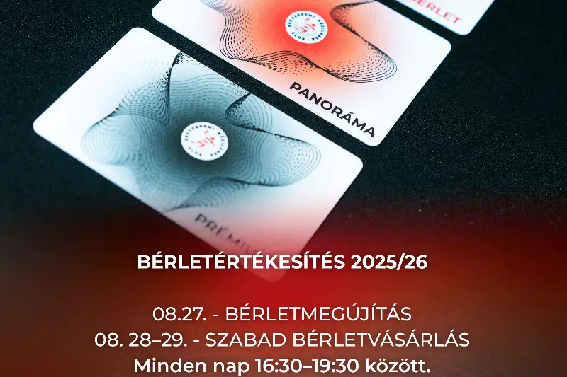 INDUL A BÉRLETÉRTÉKESÍTÉS!